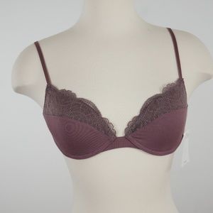 ❄️ Calvin Klein NewFit Contour Lace TShirt Bra 34C